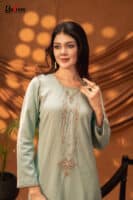 Sidra Sage Green Two Piece Ethnic Suit for Women S-XL
