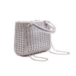 Luxury high-end crystal diamond women's evening clutch bag