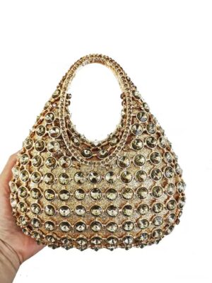 Classical Women Crystal Clutches Luxury Party Bag