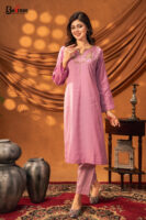 Inaya Hand Crafted Two Piece Ethnic Suit for Women Lavender S-XL