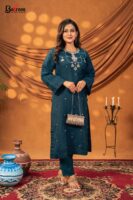 Mehwish Teal Green Two Piece Ethnic Suit for Women S-XL