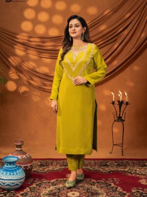 Meghla Three Piece Ethnic Suit for Women S-XL