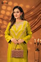 Meghla Three Piece Ethnic Suit for Women S-XL