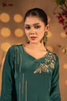 Zariyaah Emerald Green Two Piece Ethnic Suit for Women S-XL