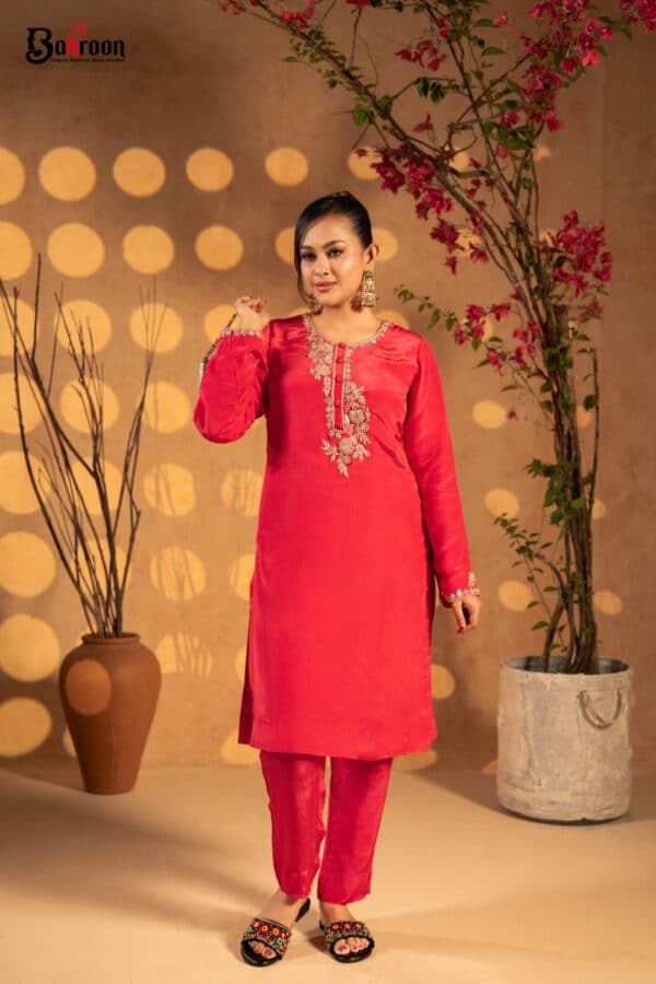 Rang Mahal Ruby Pink Two Piece Ethnic Suit for Women S-XL