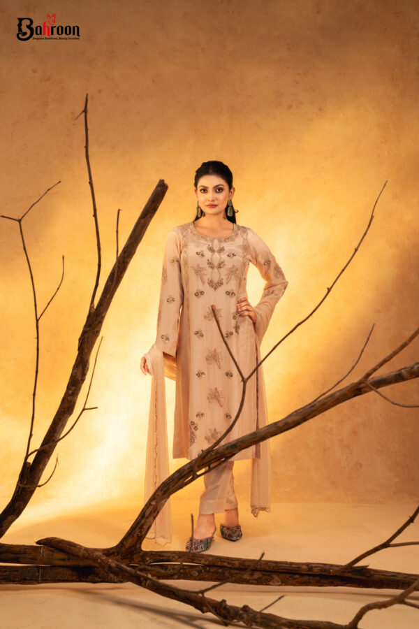 Elmira Three Piece Ethnic Suit for Women S-XL