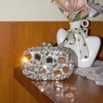 Luxury Hollow-Out Diamond Alloy Handbag