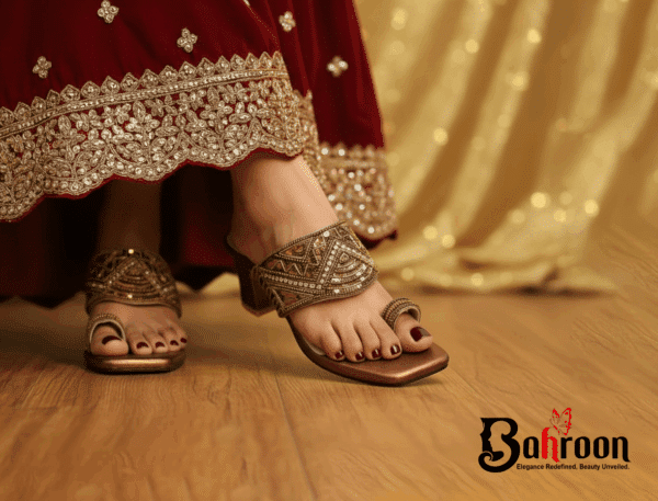 Premium Handcrafted Heel (𝐀𝐦𝐛𝐞𝐫 𝐋𝐨𝐨𝐤)