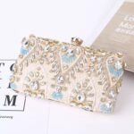Luxury Beaded Diamond Clutch Bag