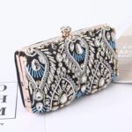 Luxury Beaded Diamond Clutch Bag