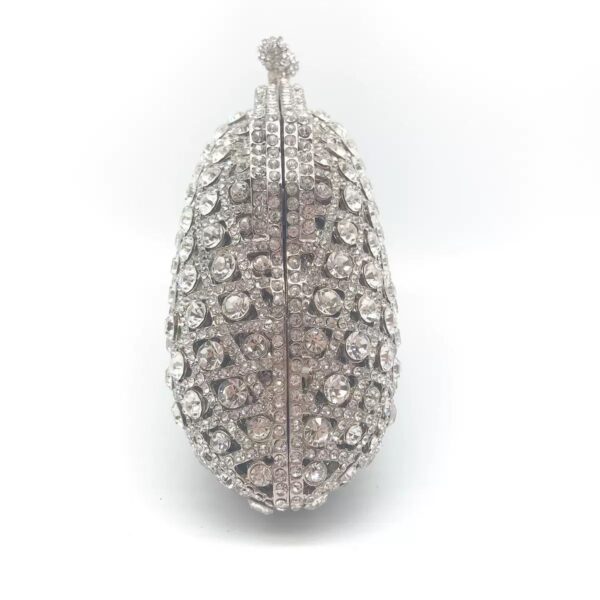 Luxury Dumpling-Style Diamond Clutch Bag