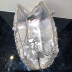 Luxury Dumpling-Style Diamond Clutch Bag