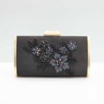 Luxury Embroidered Silk Box Bag