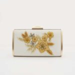 Luxury Embroidered Silk Box Bag