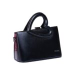 Luxury Heart-Handle Leather Handbag