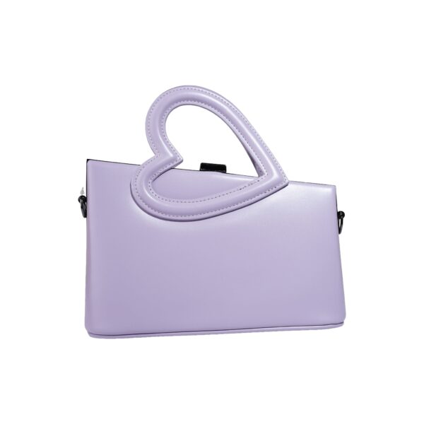 Luxury Heart-Handle Leather Handbag