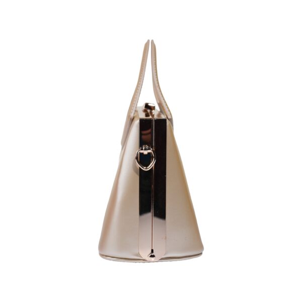 Luxury Heart-Handle Leather Handbag