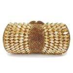 Premuim Hollow-Out Diamond Alloy Handbag