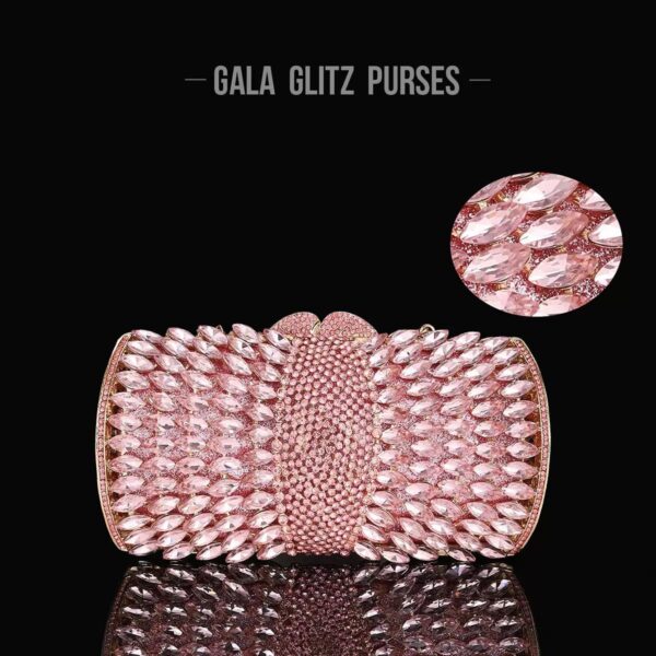 Premuim Hollow-Out Diamond Alloy Handbag