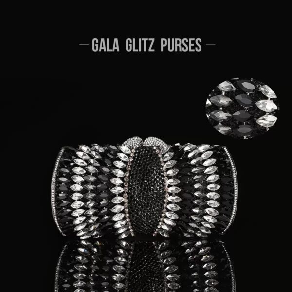 Premuim Hollow-Out Diamond Alloy Handbag