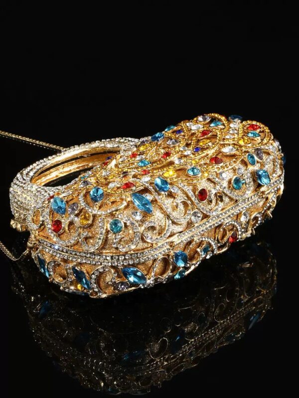 Luxury Seven-Color Golden Diamond Handbag