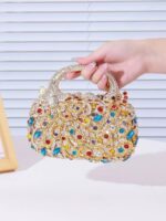Luxury Seven-Color Golden Diamond Handbag