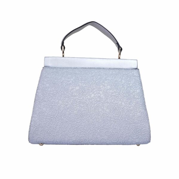 Premium Leather Floral Embroidered Satchel Bag