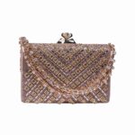 Premium Sparkly Rhinestone Overlay Evening Clutch Bag