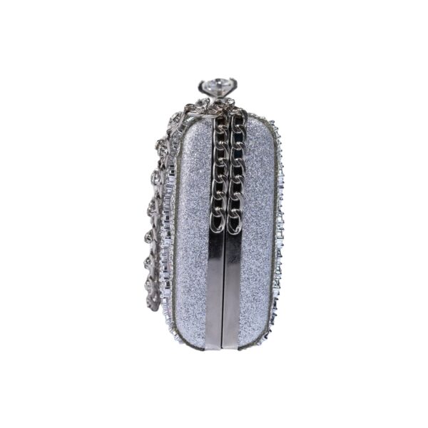 Premium Sparkly Rhinestone Overlay Evening Clutch Bag