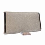 Shimmer Pleated Envelope Evening Clutch Bag