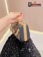 Stylish Pillow-Shape Evening Bag