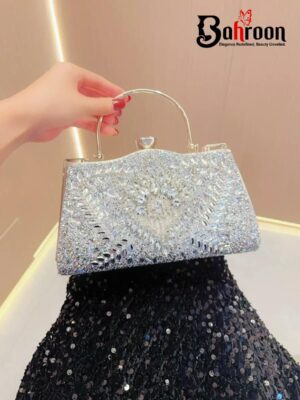 Stylish Pillow-Shape Evening Bag