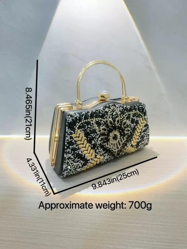 Stylish Pillow-Shape Evening Bag