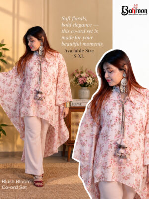 Womens Riya Pink Floral Two Piece